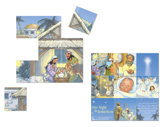 One Night In Bethlehem-Nativity Foam Puzzle (Pack Of 12)