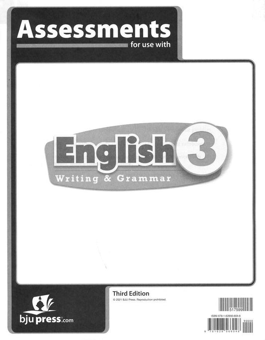 English 3 Assessments (3rd Edition)