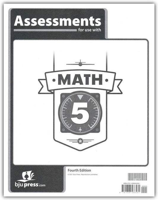 Math 5 Assessments (4th Edition)