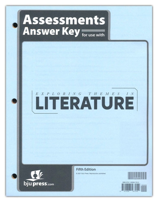 Exploring Themes In Literature 7 Assessments Answer Key (5th Edition)