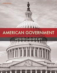 American Government Student Activities Answer Key (4th Edition)