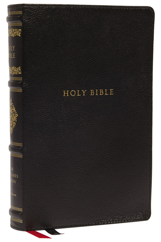 NKJV Personal Size Reference Bible (Sovereign Collection) (Comfort Print)-Black Leathersoft Indexed