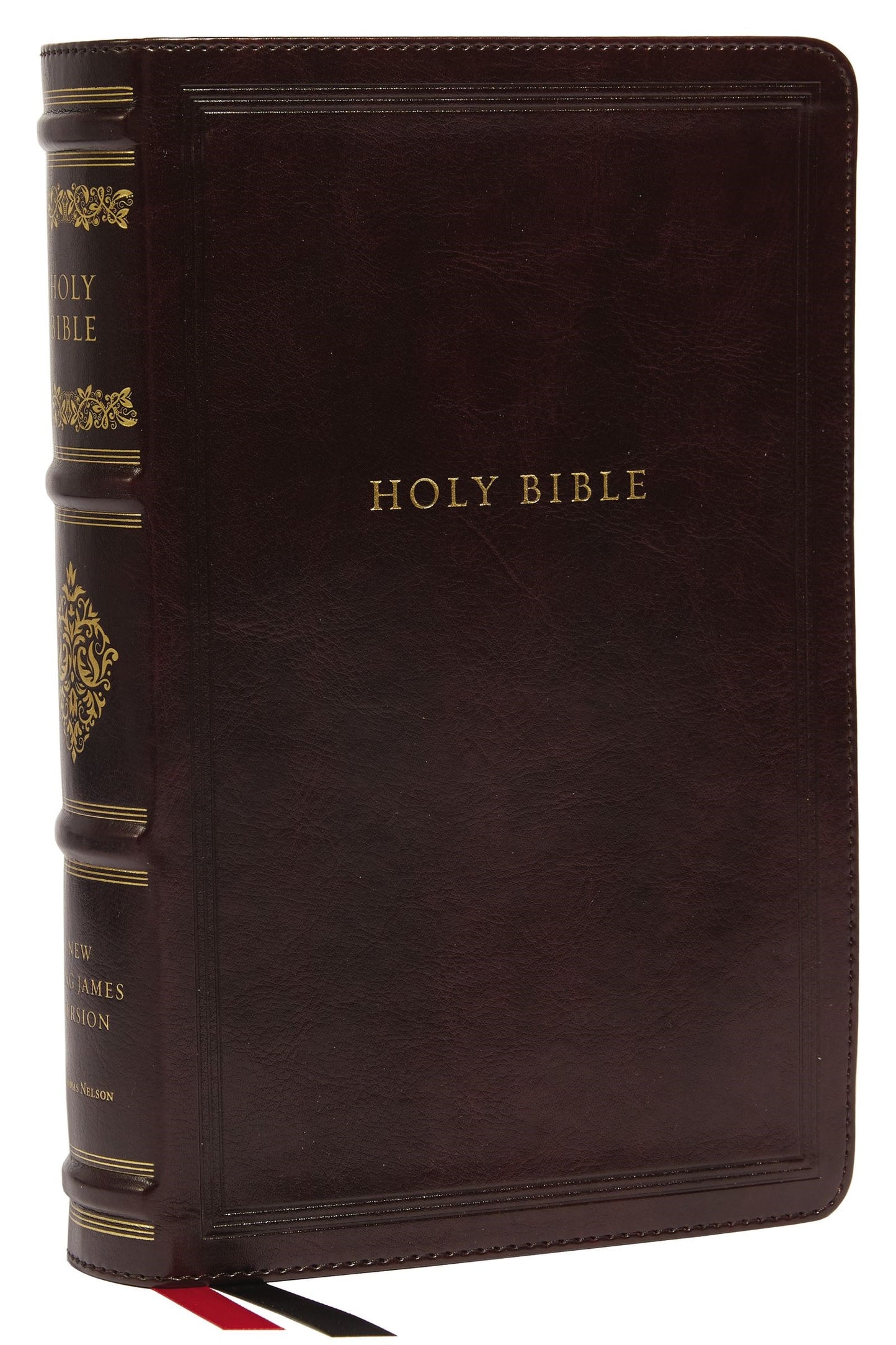 NKJV Personal Size Reference Bible (Sovereign Collection) (Comfort Print)-Brown Leathersoft Indexed