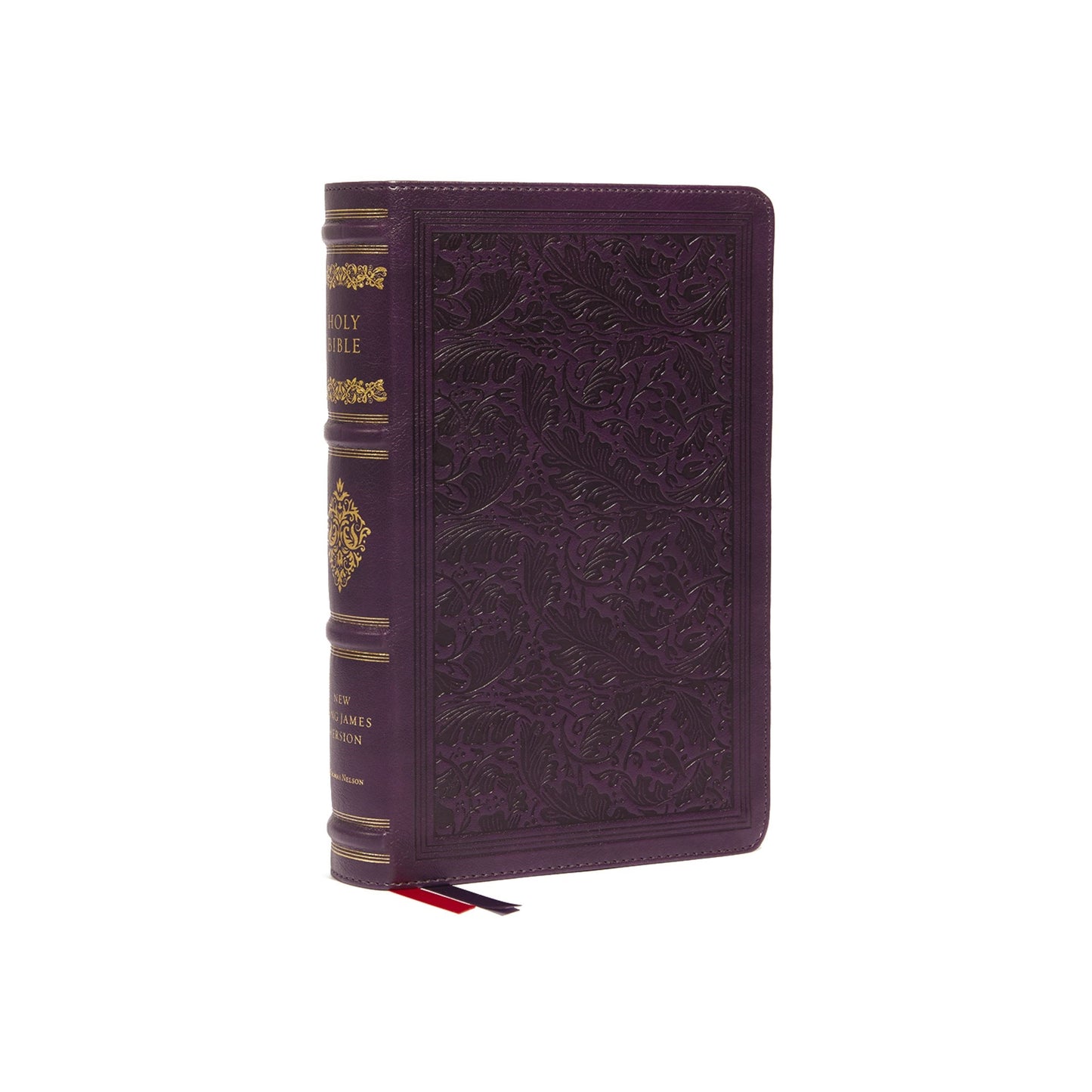 NKJV Personal Size Reference Bible (Sovereign Collection) (Comfort Print)-Purple Leathersoft