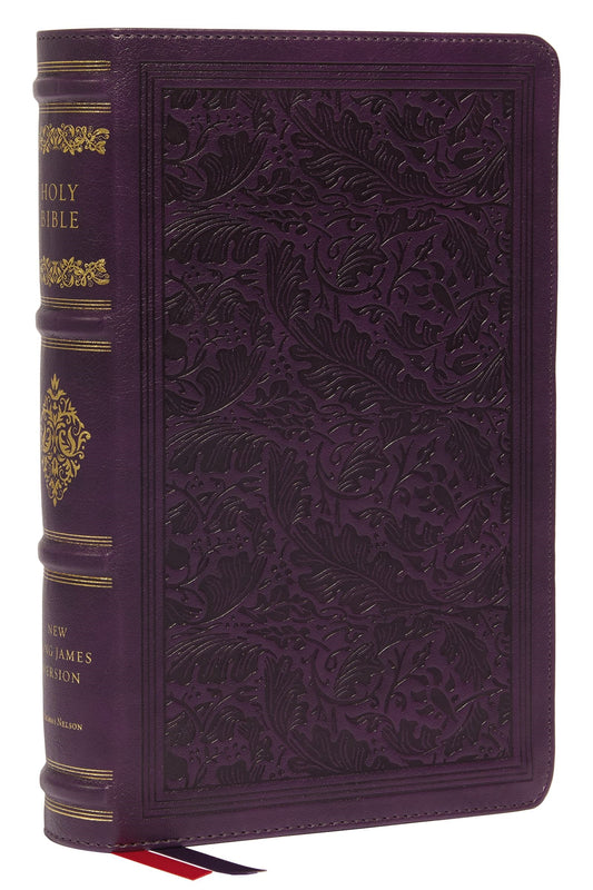 NKJV Personal Size Reference Bible (Sovereign Collection) (Comfort Print)-Purple Leathersoft Indexed