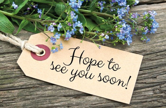 Postcard-Hope To See You Soon (Romans 8:28) (Pack Of 25)