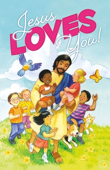 Postcard-Jesus Loves You (1 John 3:1  NIV) (Pack Of 25)