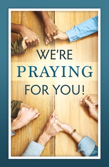 Postcard-We're Praying For You (2 Thessalonians 1:11) (Pack Of 25)