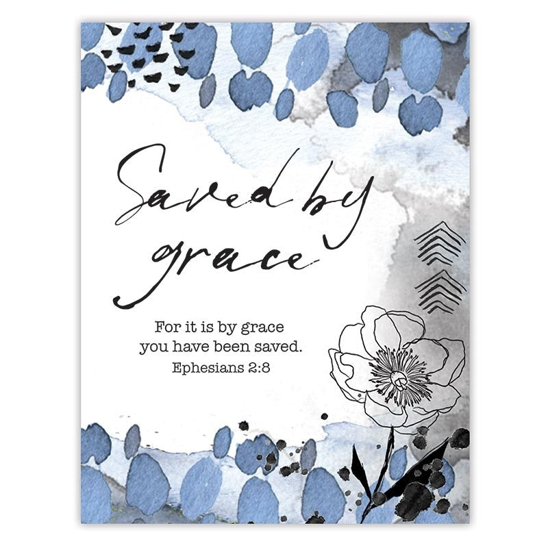 Magnet-Saved By Grace (2.625" x 3.375") (Pack Of 6)