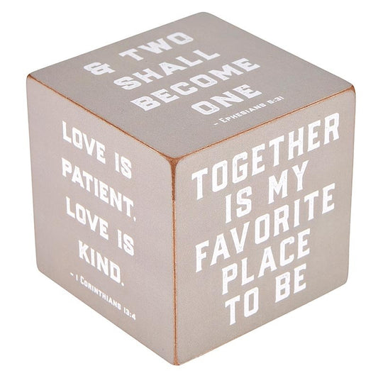 Quote Cube-Love (3" SQ)