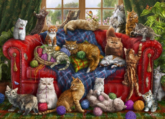 Jigsaw Puzzle-Love My Cats (1000 Pieces)