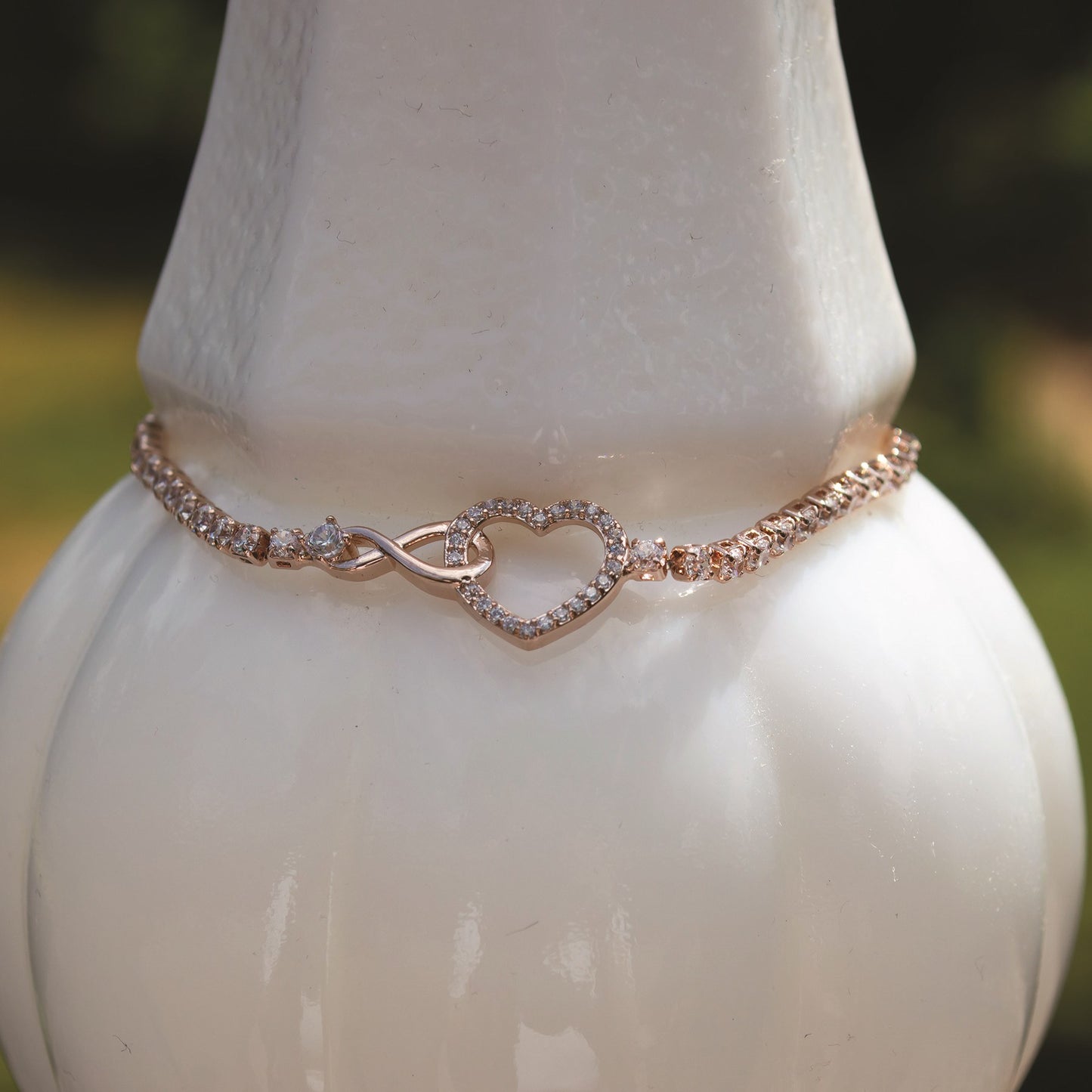 Bracelet-Eden Merry-Infinity-Heart Rose