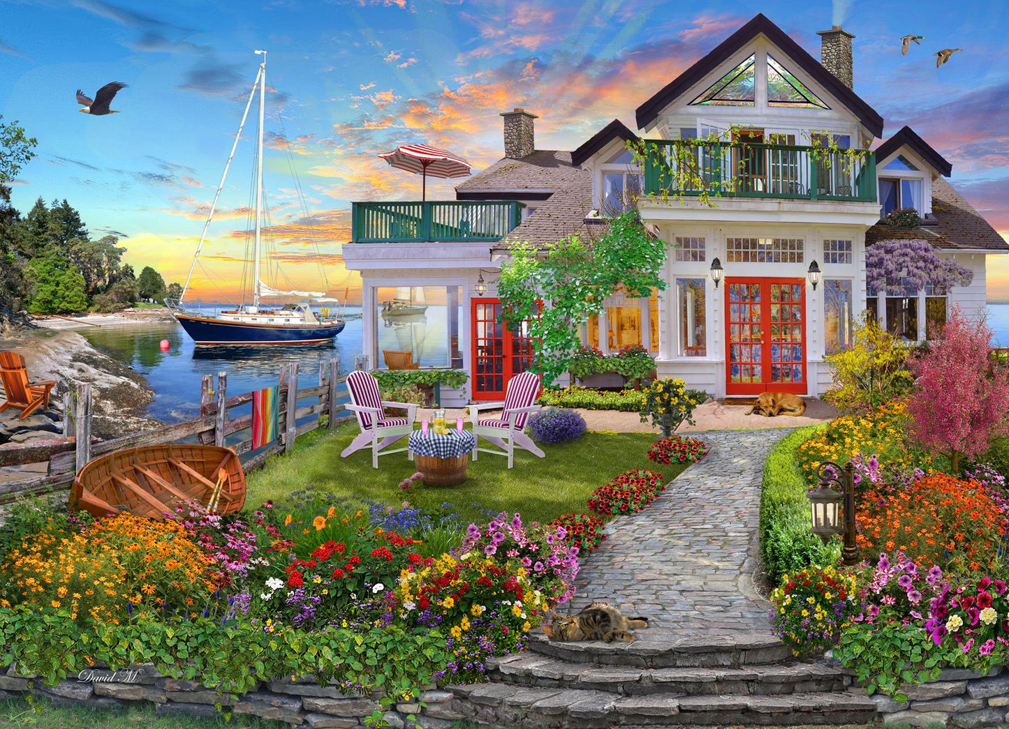 Jigsaw Puzzle-Coastal Escape (1000 Pieces)