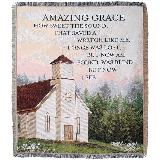 Throw-Amazing Grace-Tapestry (50" x 60")