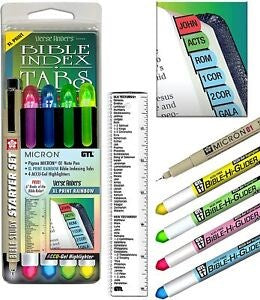 Bible Study Starter Set-Xl Print-Rainbow