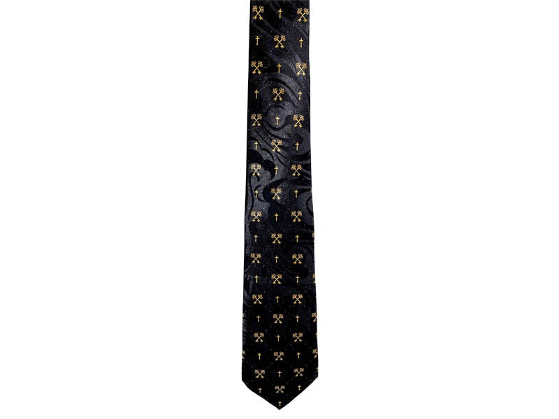 Tie-Keys To The Kingdom-Polyester-Black/Gold