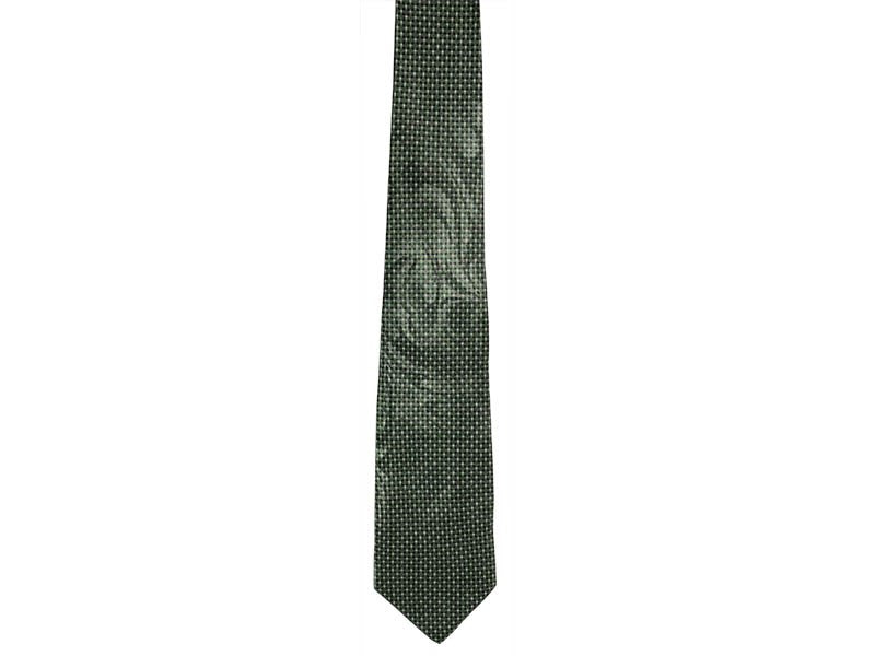 Tie-Cross-Polyester-Green