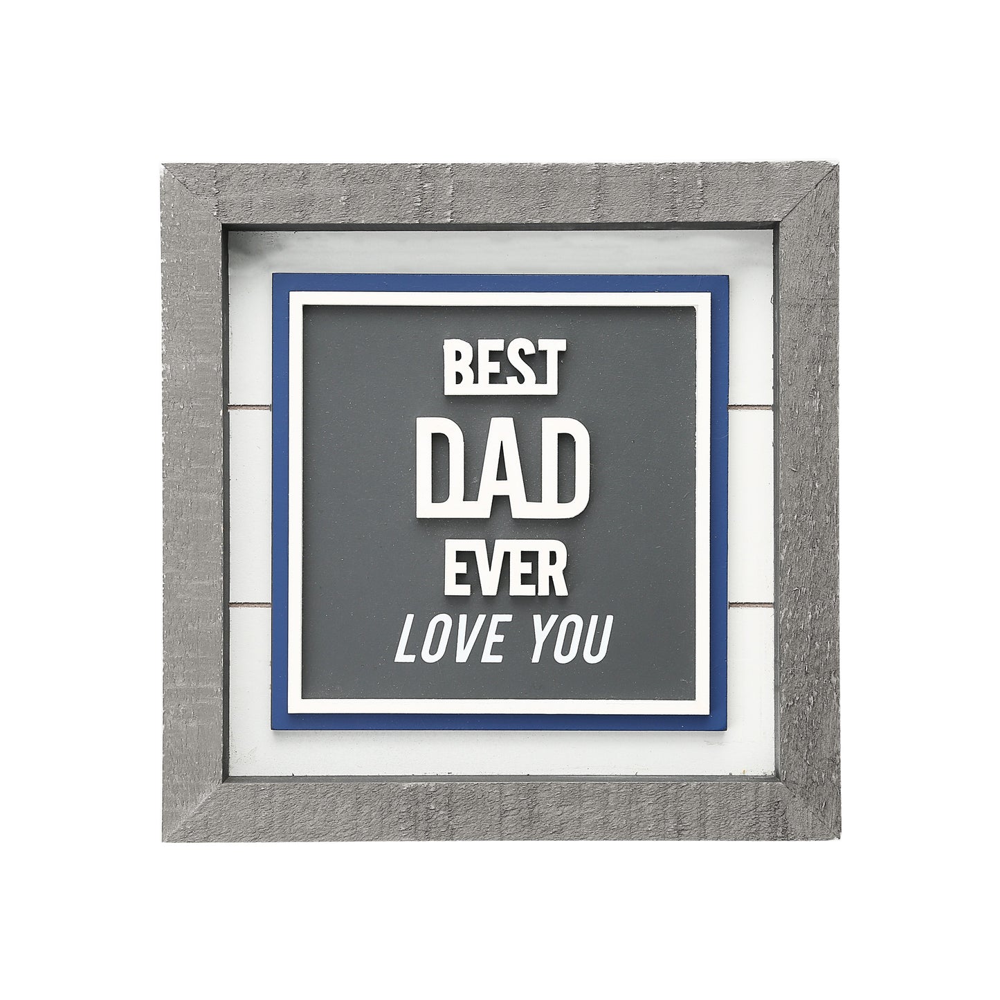 Plaque-Best Dad Ever/Love You (8")