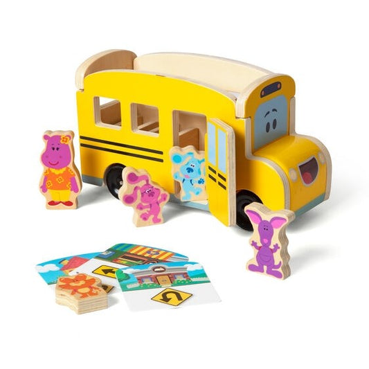 Blues Clues & You! Pull Back School Bus (9 Pieces) (Ages 3+)