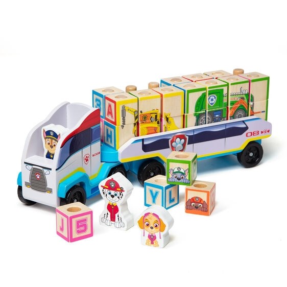 Paw Patrol Wooden ABC Block Truck (Ages 3+)