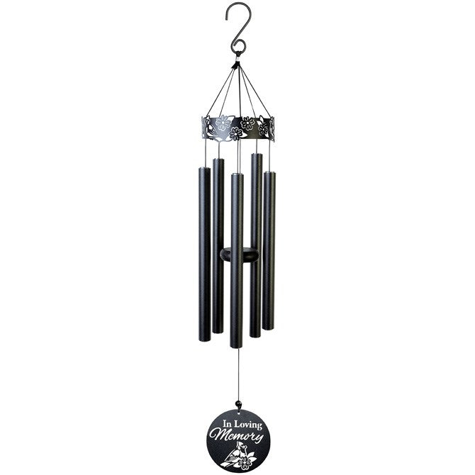 Wind Chime-Laser Cut-In Loving Memory (34")