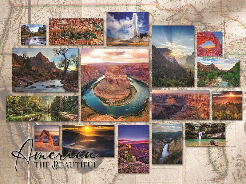 Jigsaw Puzzle-America The Beautiful (1000 Pieces)