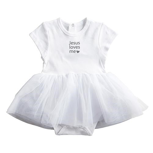 Snapshirt Dress-Jesus Loves Me (6-12 mths)