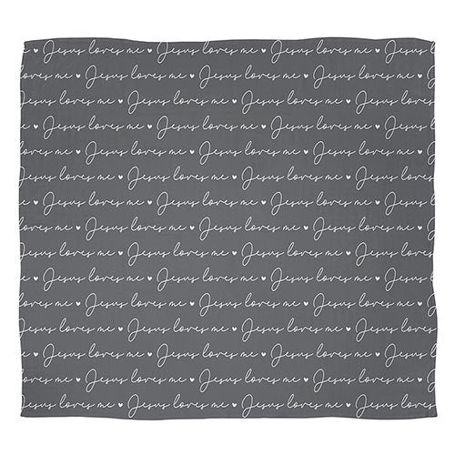 Swaddle Blanket-Jesus Loves Me (45" Square)