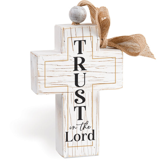 Chunky Cross-Trust In The Lord (4.75" x 7")