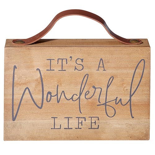 Shelf Block-Wonderful Life