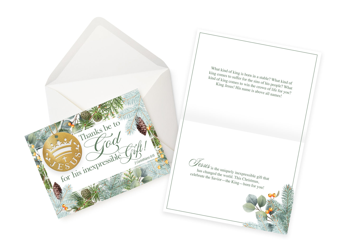 Greeting Card w/Ornament-A Gift Given