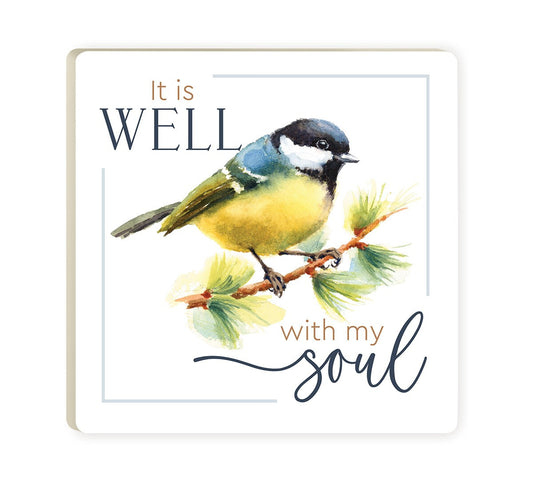 Coaster-It Is Well With My Soul (4 x 4) (Pack Of 6)