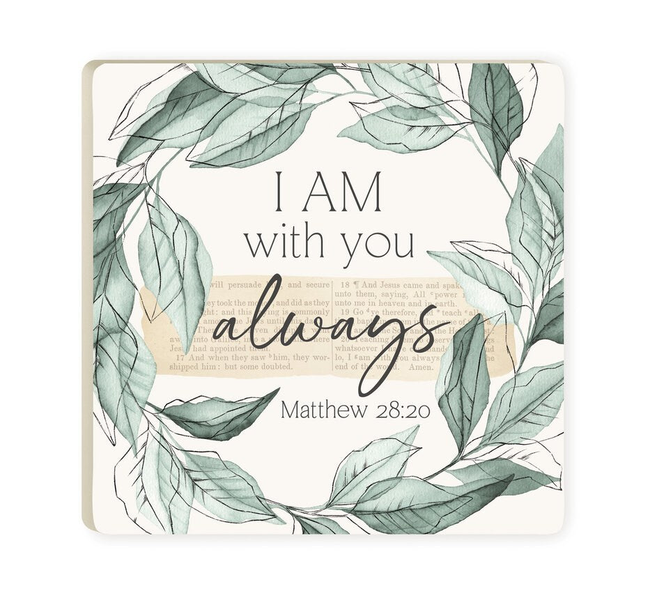 Coaster-Vintage Praise-I Am With You Always (4 x 4) (Pack Of 6)