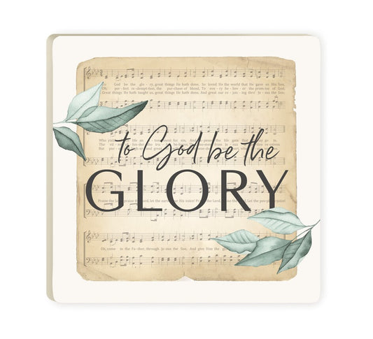 Coaster-Vintage Praise-To God Be The Glory (4 x 4) (Pack Of 6)