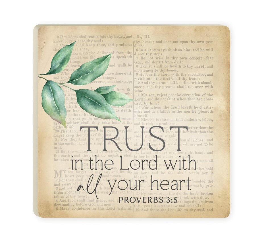 Coaster-Vintage Praise-Trust In The Lord (4 x 4) (Pack Of 6)