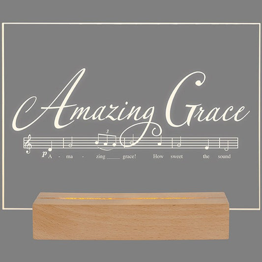 Sign-LED-Amazing Grace (6.5" X 7.75" x 1.75") (Pack Of 2)