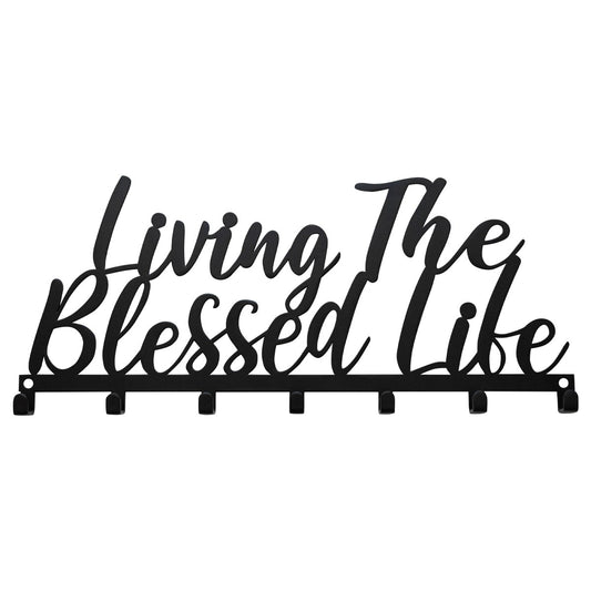 Key Holder-Living The Blessed Life (12 x 5.25)