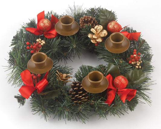 Advent Wreath-Berry (11" Diameter)