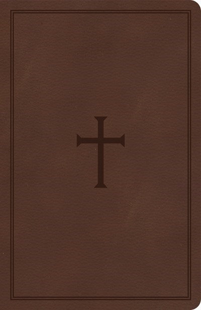 KJV Thinline Bible-Brown LeatherTouch