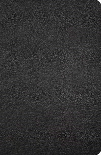 KJV Thinline Bible-Black Genuine Leather Indexed