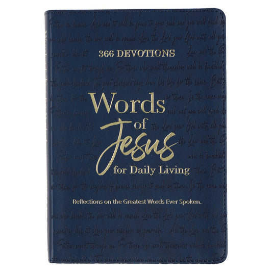 Words of Jesus for Daily Living Devotional-Faux Leather