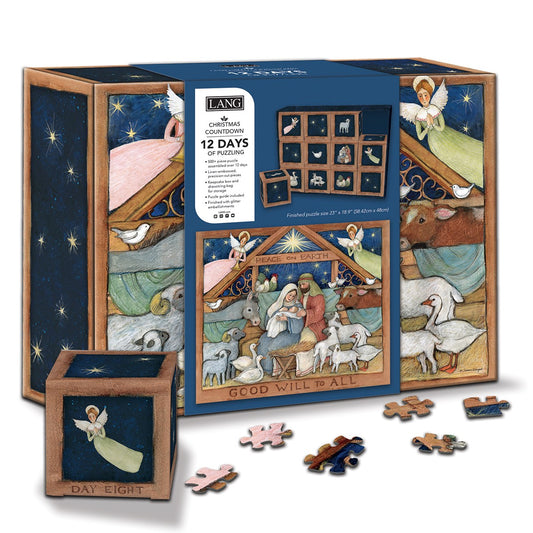 Jigsaw Puzzle-12 Days Of Puzzling Countdown-Good Will To All