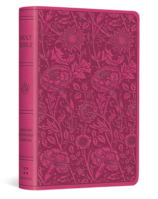 ESV Vest Pocket New Testament With Psalms And Proverbs-Berry  Floral Design TruTone