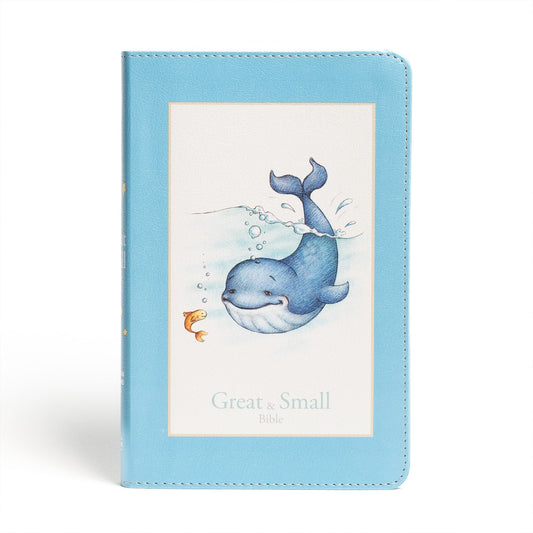 CSB Great And Small Bible-Blue LeatherTouch