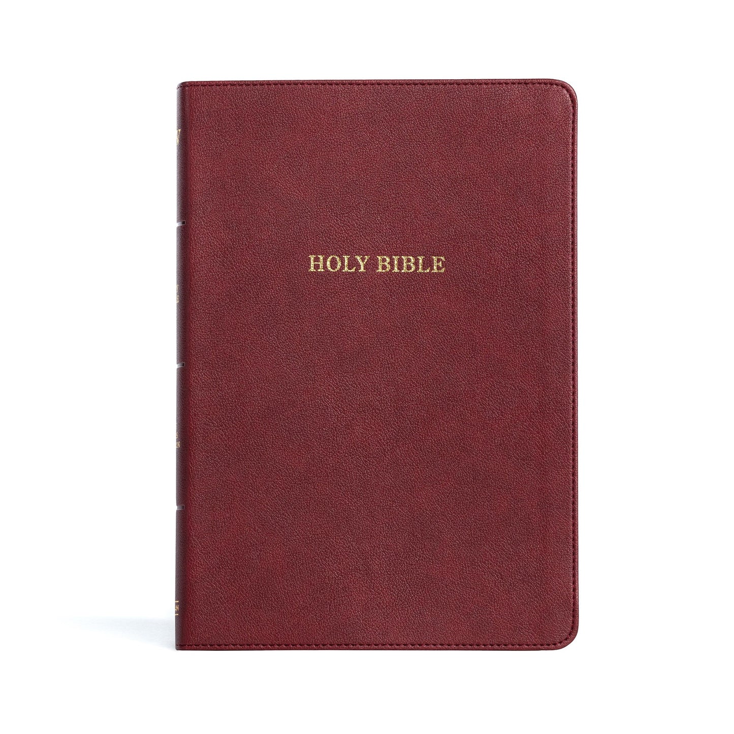 KJV Large Print Thinline Bible-Burgundy LeatherTouch