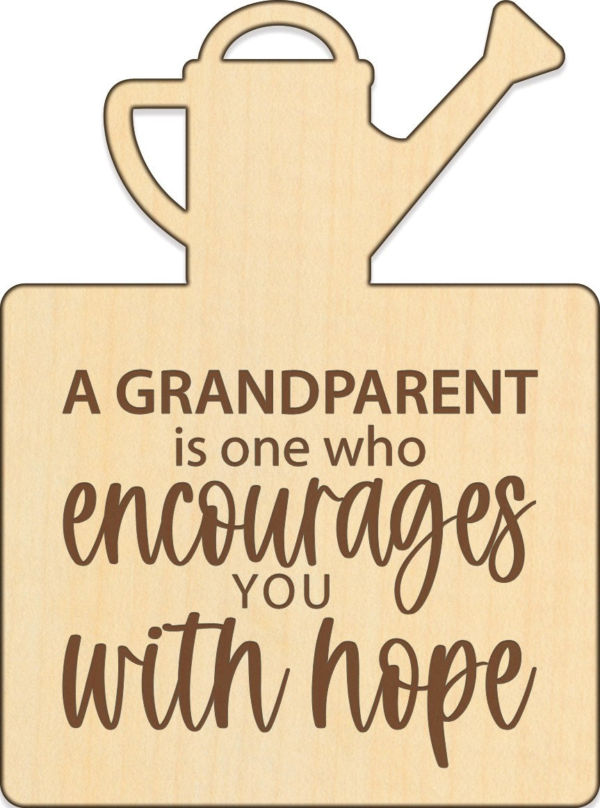 Magnet-Wood Workz-A Grandparent (3" x 4")