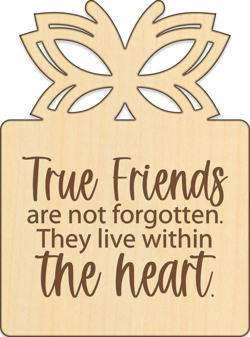 Magnet-Wood Workz-True Friends (3" x 4")