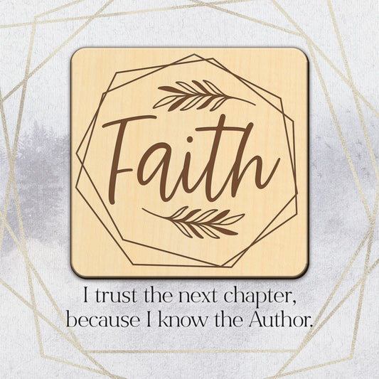 Plaque-Meadow Wood-Faith I Trust (6 x 6)