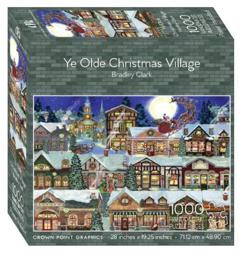 Jigsaw Puzzle-Ye Olde Christmas Village (1000 Pieces)