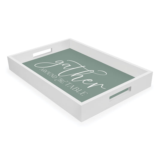 Serving Tray-Gather Around The Table (19" x 13")